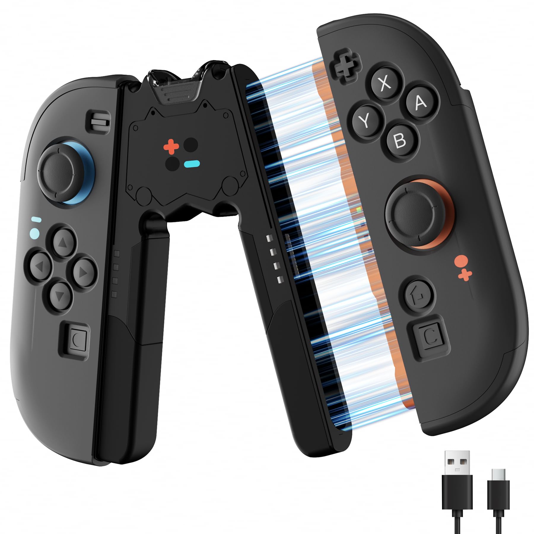 Amazon.co.jp: BJBT 充電グリップ switch 2 グリップ対応 左右分離型